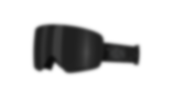 Schwarze Giro-Skibrille mit weißem Logo. © GROFA® Action Sports GmbH
